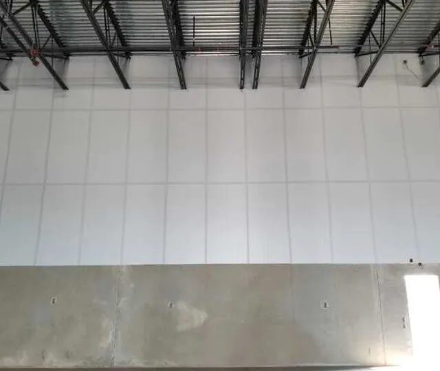 White Foil JM rigid insulation at data center