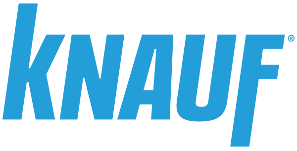 The Knauf logo features a stylized wordmark with a clean and modern design, representing the brand's commitment to quality in insulation products and solutions for energy efficiency.