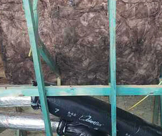 Stick pinned and full cavity roof with Certainteed Membrane vapor barrier