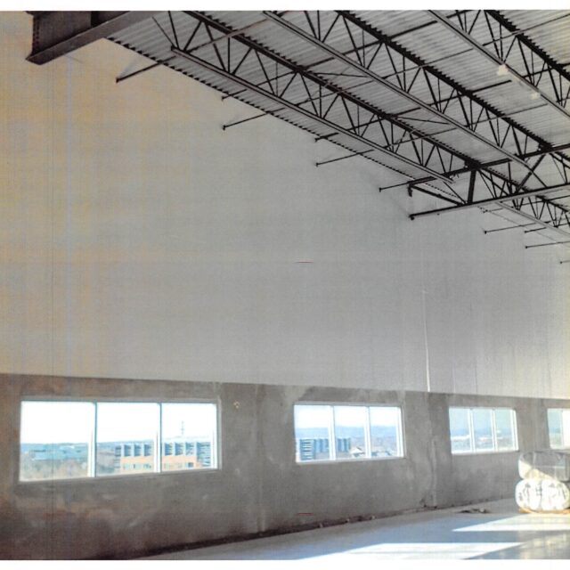 White Faced Poly Iso Board, Tilt-Up Concrete Data Centers
