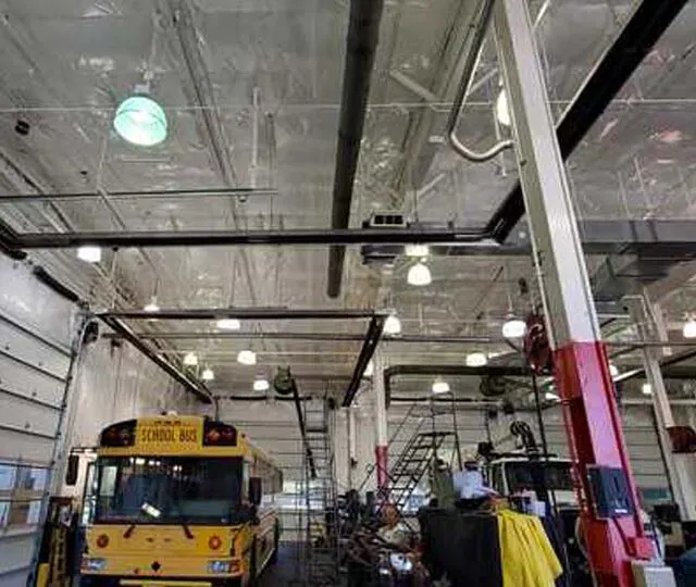 White Vinyl PSK facing at shops