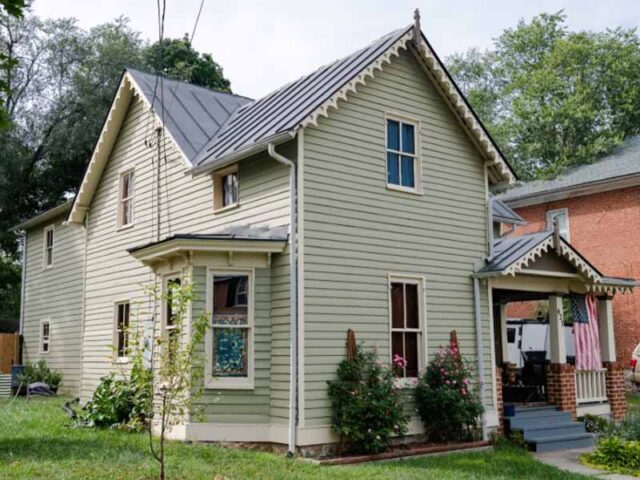 Exterior view of home in Winchester in Virginia.
