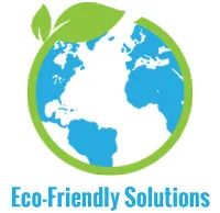 The Eco-Friendly Solutions logo features a modern design that emphasizes sustainability and green practices, representing the brand's commitment to environmentally responsible insulation products and services.