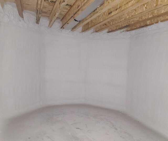 Foundation walls closed cell foam