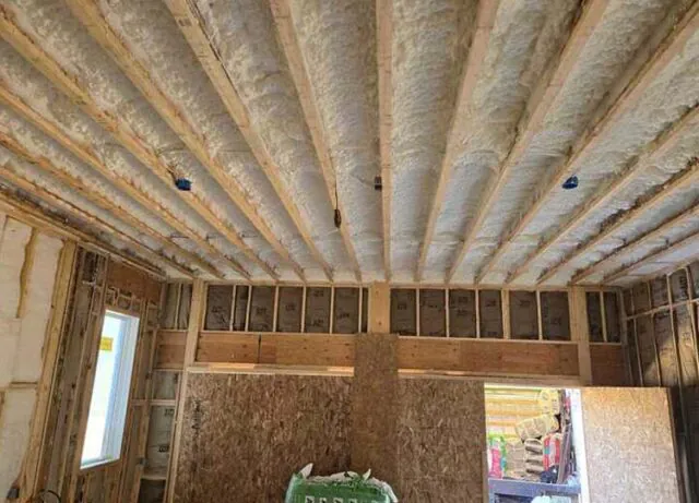 open-cell-foam-in-garage-ceiling-underfloor