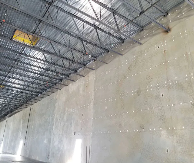 White Foil JM rigid insulation at data center