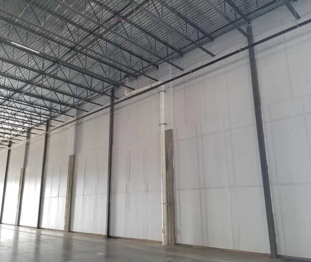 White Foil JM rigid insulation at data center