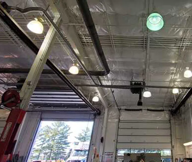 White Vinyl PSK facing at shops