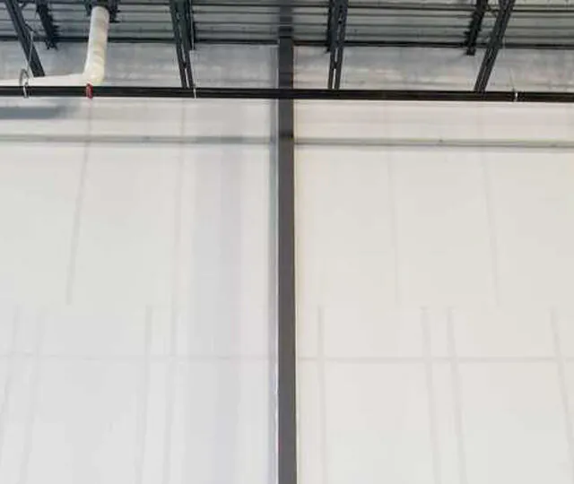 White Foil JM rigid insulation at data center
